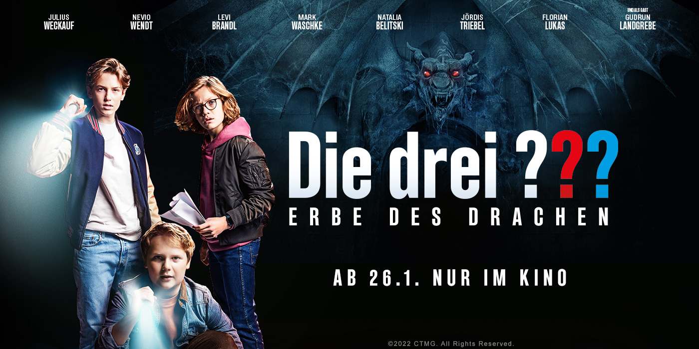 Kinofinder - DIE DREI ??? – ERBE DES DRACHEN ab 26.01.2023 nur im Kino